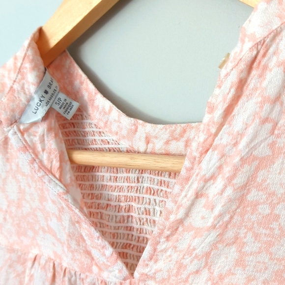 Lucky Brand Floral Peasant Blouse - Picture 2 of 2